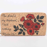 Women's Wallet, Cork - "Psalm 23:1"