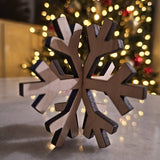 3D Snowflake Sitter