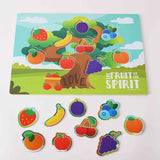 Wooden Puzzle - Chunky Pieces - Fruit of the Spirit