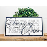 Amazing Grace Layered Sign