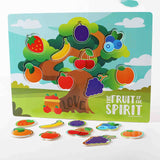 Wooden Puzzle - Chunky Pieces - Fruit of the Spirit
