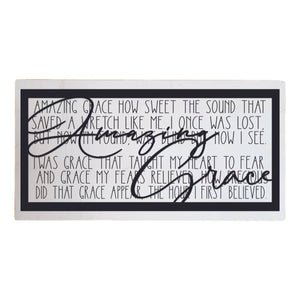 Amazing Grace Layered Sign