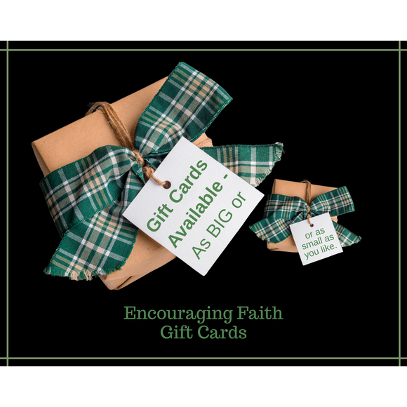 Encouraging Faith Gift Cards|Encouraging-Faith