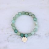 Serenity Stone Bracelets with Word Charms