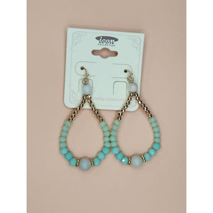 Beaded Teardrop Earrings