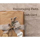 Encouraging Faith Gift Cards|Encouraging-Faith