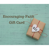 Encouraging Faith Gift Cards|Encouraging-Faith