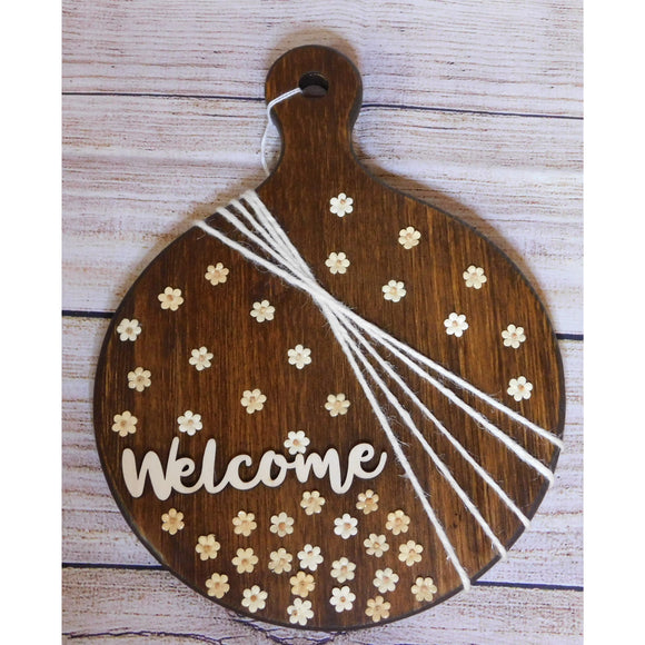 Welcome Paddle Doorhanger|Encouraging-Faith