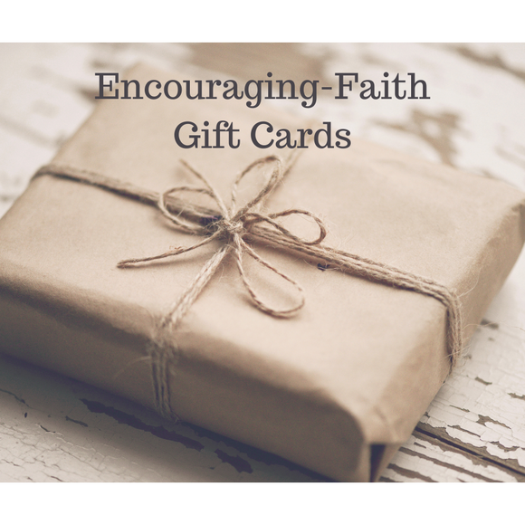 Encouraging Faith Gift Cards|Encouraging-Faith