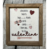 Be My Valentine Framed Art