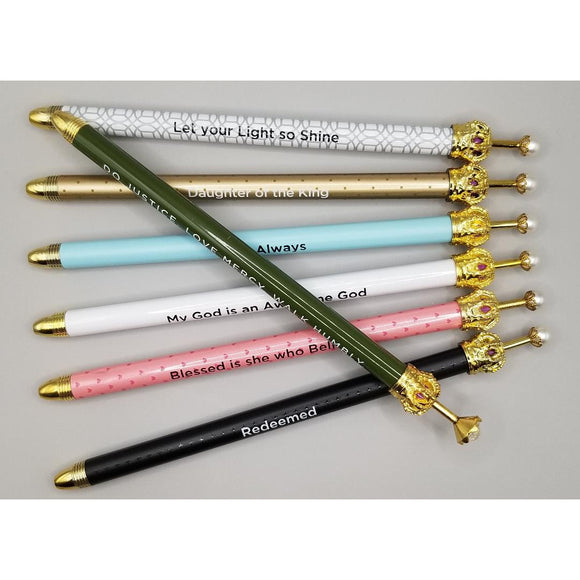 Assorted Crown Ink Pens