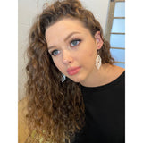 Triple Diamond Earrings